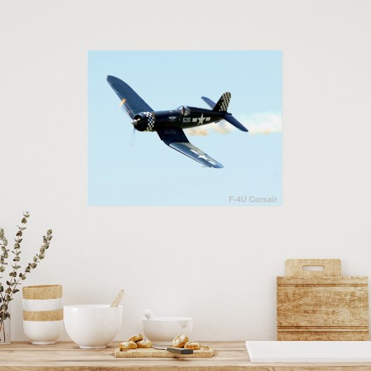 F-4U-Corsair-Poster Poster (Küche)