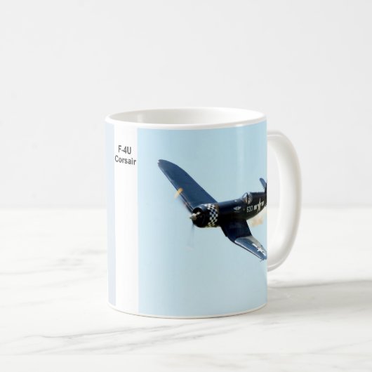 F-4U Seeräuber-Tasse Kaffeetasse (VorderseiteRechts)