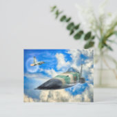 F-5N Tiger II KAMPFJET "SUPER SONIC" Postkarte (Stehend Vorderseite)