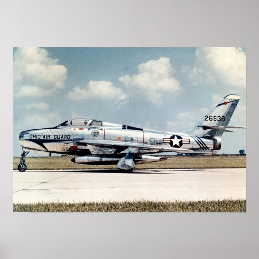 F-84F Thunderstreak Poster (Vorne)