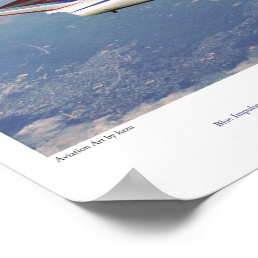 F-86 F Blue Blue ー ン パブ Poster (Ecke)