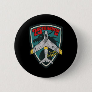 F-86 Säbel 25. Kampfquadron Button