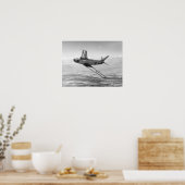 F-86 Säbel Poster (Küche)