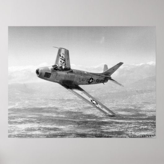 F-86 Säbel Poster (Vorne)