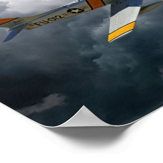F-86 Säbel Poster (Ecke)