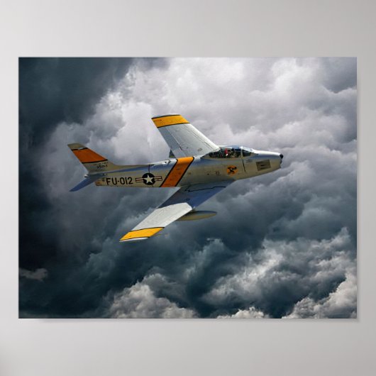 F-86 Säbel Poster (Vorne)