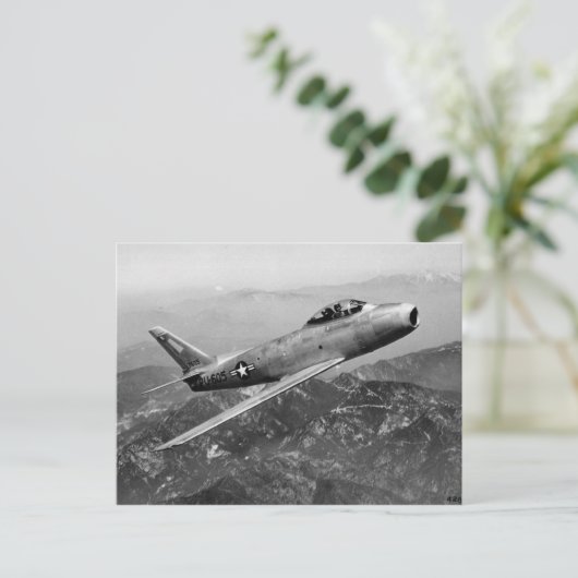 F-86 Säbel Postkarte (Stehend Vorderseite)