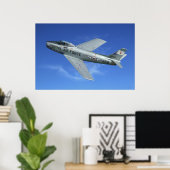 F-86 Saber Jet Poster (Heimbüro)