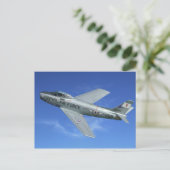 F-86 Saber Jet Postkarte (Stehend Vorderseite)