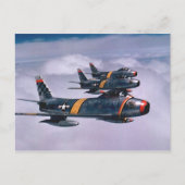 F-86 Sabers Postkarte (Vorderseite)