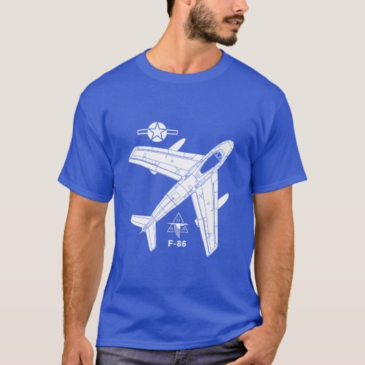 F-86 SABRE Jet T-Shirt (Vorderseite)