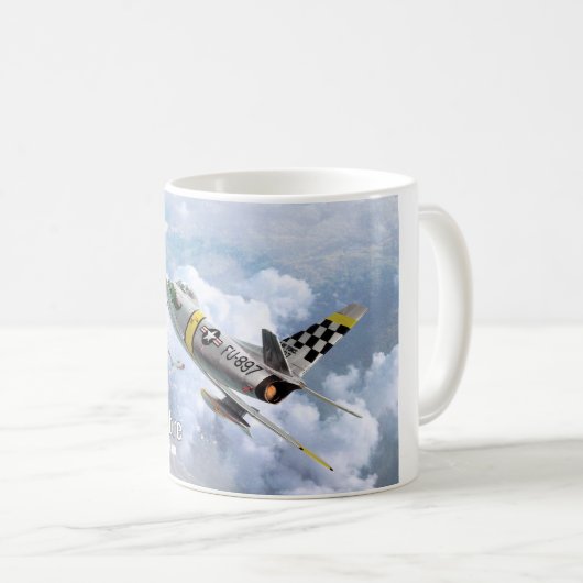 F-86 Sabre Kaffeetasse (VorderseiteRechts)