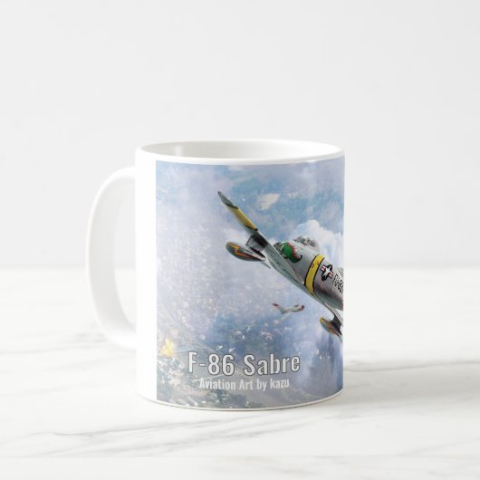 F-86 Sabre Kaffeetasse (Vorderseite Links)
