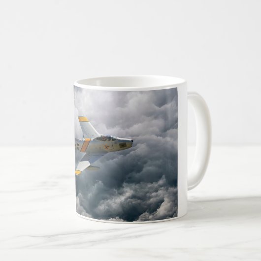 F-86 SABRE KAFFEETASSE (VorderseiteRechts)