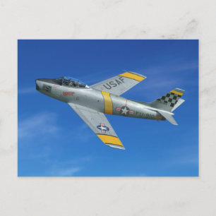 F-86F "Beautiful Butch" Postkarte