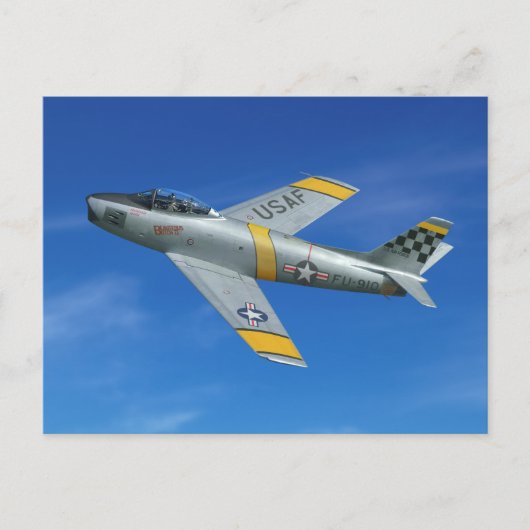 F-86F Beautious Butch Postkarte (Vorderseite)