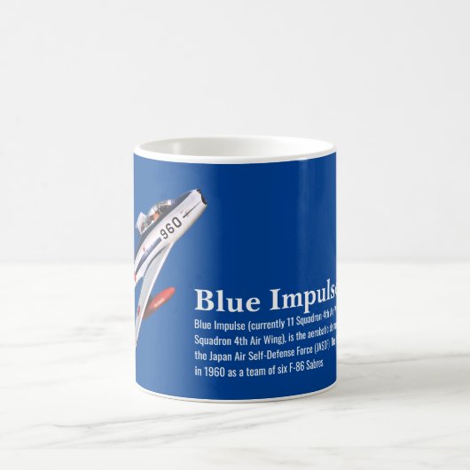 F-86F Blue Impulse ブルーインパルス Kaffeetasse (Mittel)