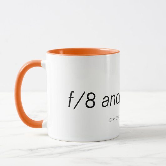 "f/8 and be there" Combo-Tasse Tasse (Links)