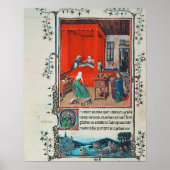 f.93v Die Geburt von Johannes dem Täufer und der T Poster (Vorne)
