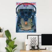 F/A-18 Cockpit-Poster Poster (Heimbüro)