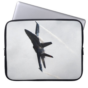 F/A-18 Fighter Jet Flugzeug Air Show Stunt Laptopschutzhülle