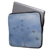 F/A-18 Fighter Jet Flugzeug Air Show Stunt Laptopschutzhülle (Vorderseite Links)