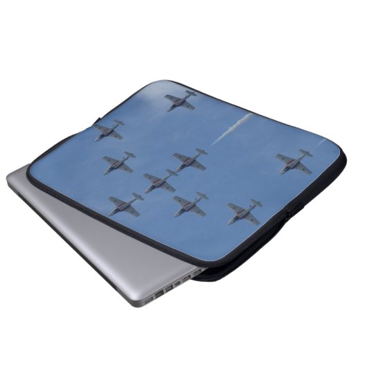 F/A-18 Fighter Jet Flugzeug Air Show Stunt Laptopschutzhülle (Vorne Knopf)