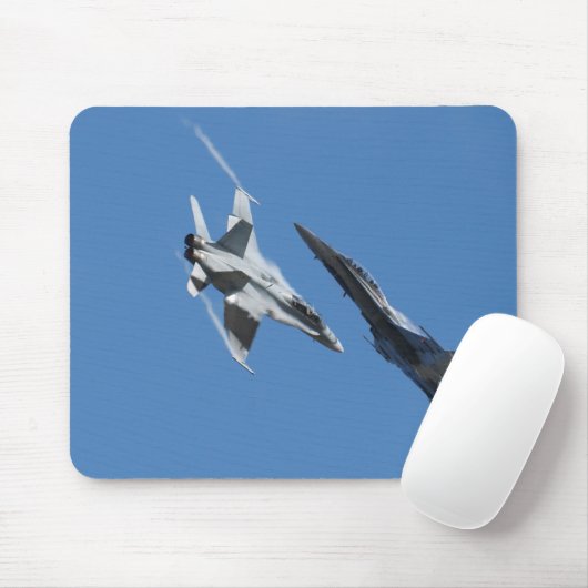 F/A-18 Fighter Jet Flugzeug Air Show Stunt Mousepad (Mit Mouse)