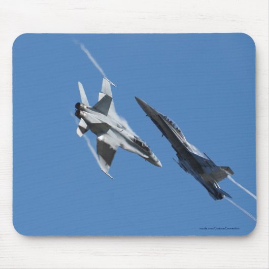 F/A-18 Fighter Jet Flugzeug Air Show Stunt Mousepad (Vorne)