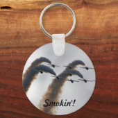 F/A-18 Fighter Jet Flugzeug Air Show Stunt Schlüsselanhänger (Vorderseite)