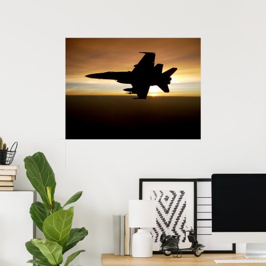 F/A-18 Hornet Poster (Heimbüro)