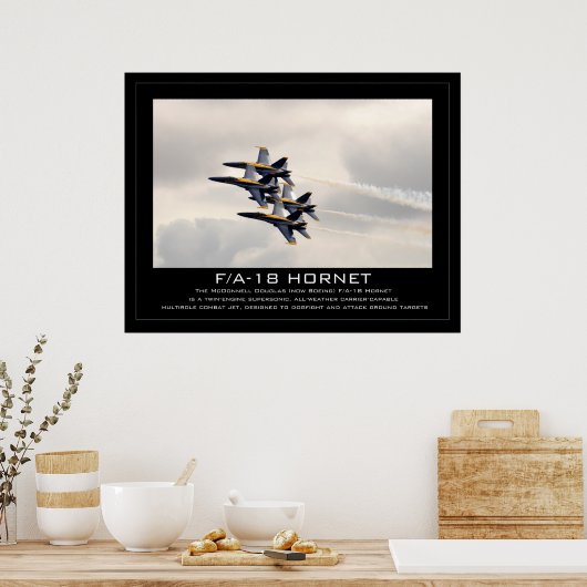 F/A-18 Hornet Poster (Küche)