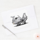 F/A-18 Hornet Quadratischer Aufkleber (Umschlag)