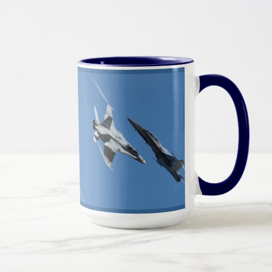 F/A-18 Jet Fighter Flugzeug Tasse (Rechts)