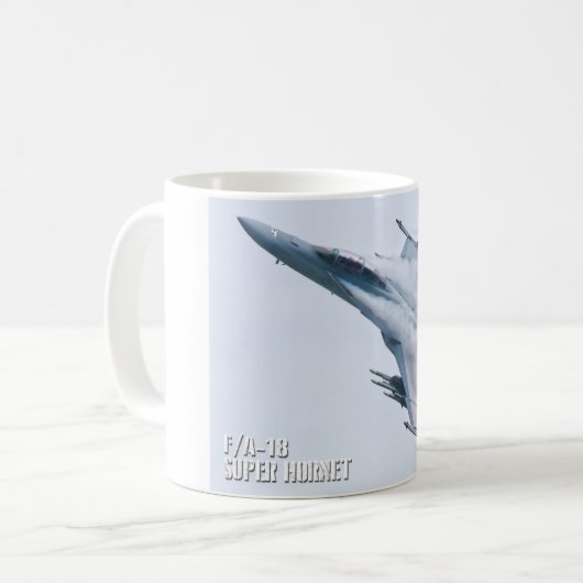 F/A-18 SUPER HORNET KAFFEETASSE (Vorderseite Links)