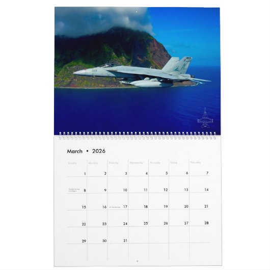 F/A-18 SUPER HORNET-Kalender Kalender (Mär 2026)