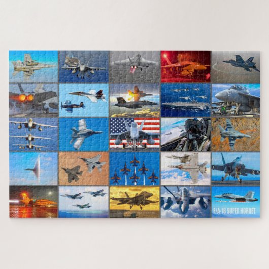 F/A-18 SUPER HORNET "MONTAGE" PUZZLE (Horizontal)