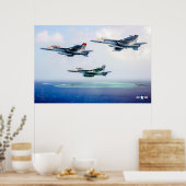 F/A-18 SUPER HORNET POSTER (Küche)