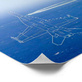 F/A-18 SUPER HORNET POSTER (Ecke)