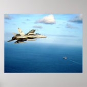 F/A-18A Hornet Strike Fighter Squadron 87 Poster (Vorne)