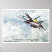 F/A-18C " Chippy Ho! 2004 Zoll Poster (Vorne)