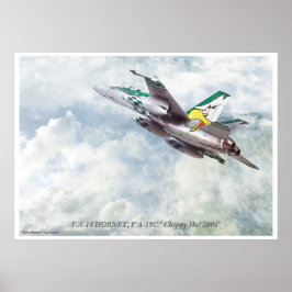 F/A-18C " Chippy Ho! 2004 Zoll Poster
