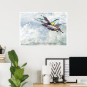 F/A-18C " Chippy Ho! 2004 Zoll Poster (Heimbüro)