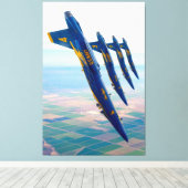 F/A-18C HORNET 40x60 Leinwanddruck (Insitu (Holzboden))