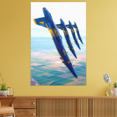 F/A-18C HORNET 40x60 Leinwanddruck (Insitu (Wohnzimmer))