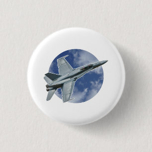 F/A-18C Hornet auf einer kreisförmigen Wolke Button