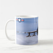 F/A-18C HORNET auf Patrouillenebene-Tasse Kaffeetasse (Links)
