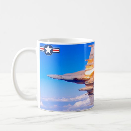 F/A-18C HORNET Fackeln! Tasse (Links)