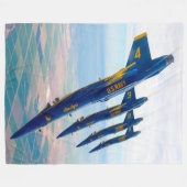 F/A-18C HORNET FLEECEDECKE (Vorderseite (Horizontal))