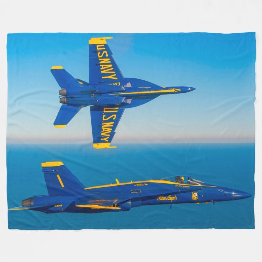 F/A-18C HORNET FLEECEDECKE (Vorderseite (Horizontal))